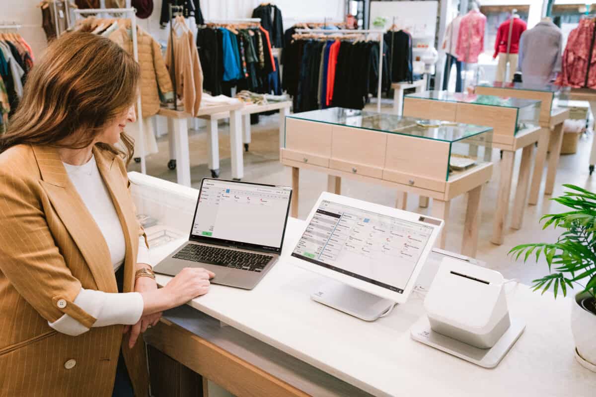 Retail checkout scene